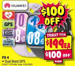 JB Hi-Fi HUAWEI fit 4 offer