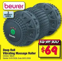 JB Hi-Fi beurer Deep Roll Vibrating Massage Roller offer