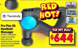 JB Hi-Fi Therabody Pro Plus G6 Handheld Massager offer