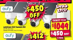 JB Hi-Fi eufyCam E42 Camera Kit offer