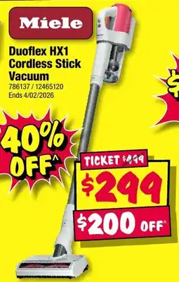 JB Hi-Fi Duoflex hx1 cordless stick vacuum offer
