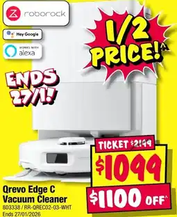 JB Hi-Fi Qrevo edge c vacuum cleaner offer