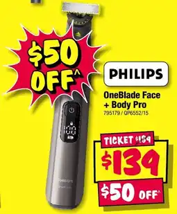 JB Hi-Fi Oneblade face body pro offer