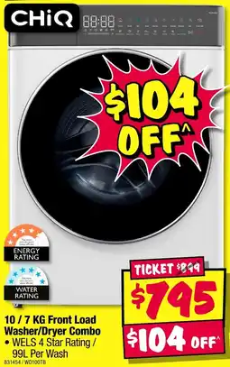 JB Hi-Fi front load washer dryer combo offer