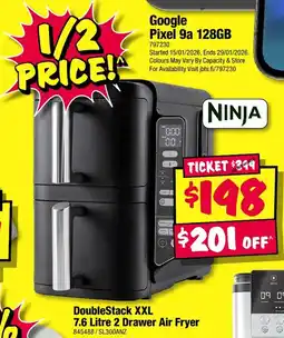 JB Hi-Fi Doublestack xx 2 drawer air fryer offer