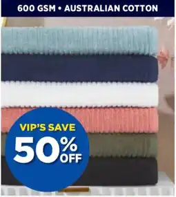 Spotlight Dri glo avalon australian cotton towel range offer