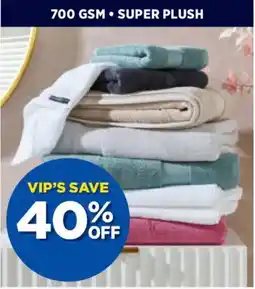 Spotlight Logan & mason platinum oslo towel range offer