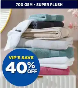 Spotlight Logan & mason platinum oslo towel range offer