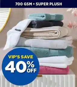 Spotlight Logan & mason platinum oslo towel range offer