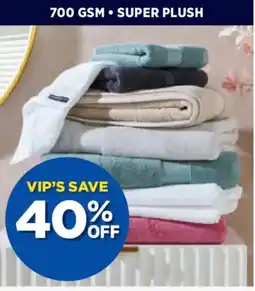 Spotlight Logan & mason platinum oslo towel range offer