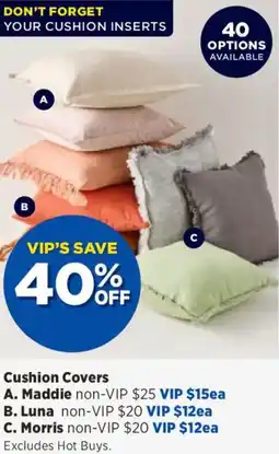 Spotlight Cushion Covers Maddie offer