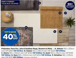 Spotlight Polyester Faux Fur Jute & Outdoor Rugs Runners & Mats offer