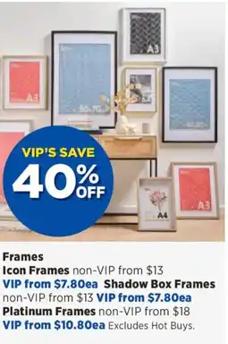 Spotlight Shadow Box Frames offer