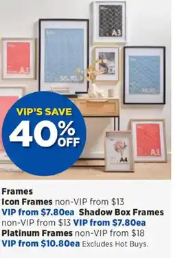 Spotlight Platinum Frames offer