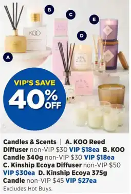 Spotlight Koo reed diffuser offer