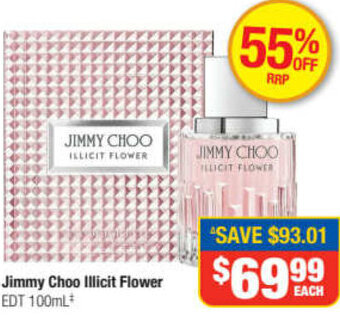 Direct Chemist Outlet Jimmy Choo Illicit Flower offer
