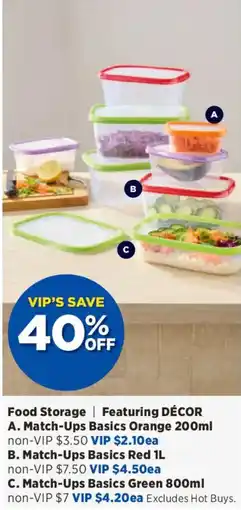 Spotlight Match-Ups Basics Orange offer