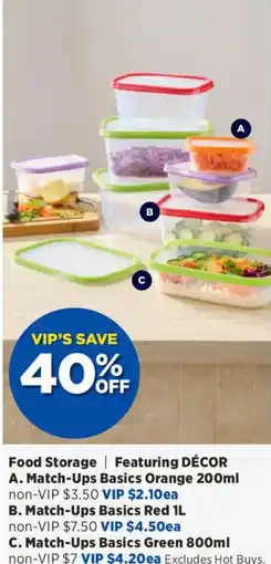 Spotlight Match-Ups Basics Red offer