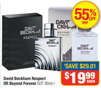 Direct Chemist Outlet David Beckham Respect Or Beyond Forever offer
