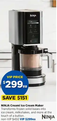 Spotlight Ninja creami ice cream maker offer