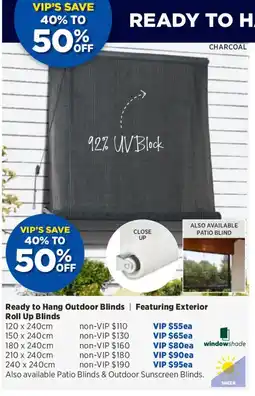 Spotlight Roll Up Blinds offer