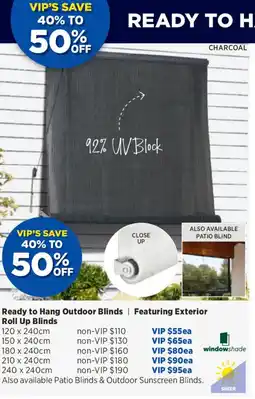 Spotlight Roll Up Blinds offer