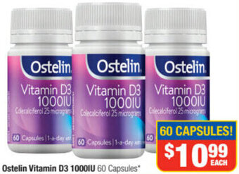 Direct Chemist Outlet Ostelin Vitamin D3 1000IU offer