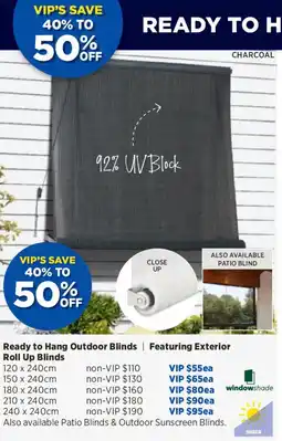 Spotlight Roll Up Blinds offer