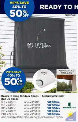 Spotlight Roll Up Blinds offer