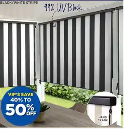 Spotlight Sunplus outdoor retractable blinds offer