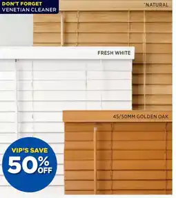 Spotlight Hang Timber Venetian Blinds offer