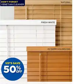 Spotlight Hang Timber Venetian Blinds offer