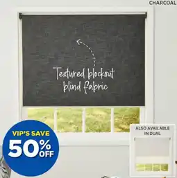 Spotlight Neutrals blockout roller blinds offer