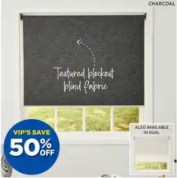 Spotlight Neutrals blockout roller blinds offer