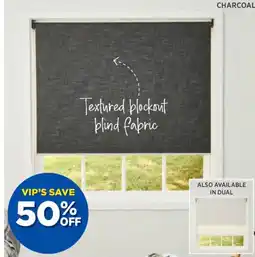 Spotlight Neutrals blockout roller blinds offer