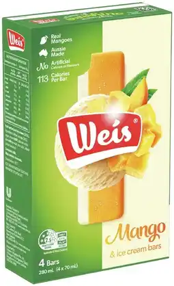 IGA Weis Bar 4‑6 Pack Selected Varieties offer