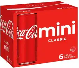 IGA Coca-Cola Mini Selected Varieties offer