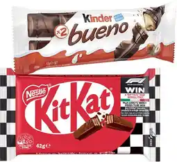 IGA Nestlé Medium Bars 35‑50g or Kinder Bueno 39‑43g Selected Varieties offer