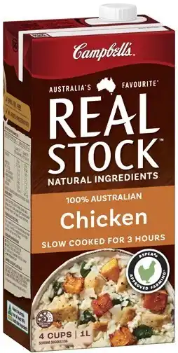 IGA Campbell’s Real Stock Selected Varieties offer