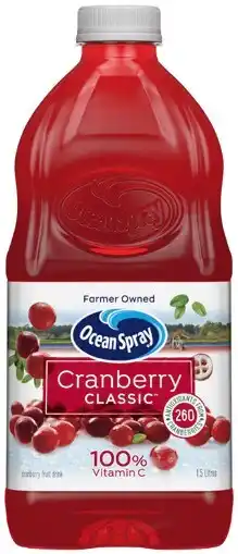IGA Ocean Spray Fruit Drink Selected Varieties offer