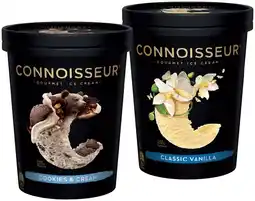 IGA Connoisseur Gourmet Ice Cream Selected Varieties offer
