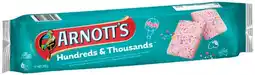 IGA Arnott’s Hundreds & Thousands Biscuits or Tina Wafer 200g offer