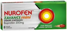 IGA Nurofen Zavance Mini Ibuprofen 200mg Liquid Capsules offer