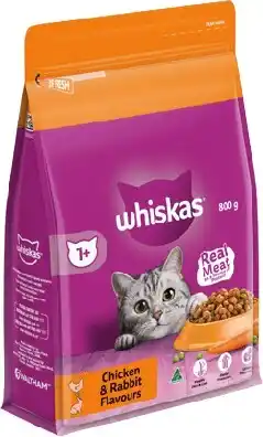 IGA Whiskas Dry Cat Food Selected Varieties offer