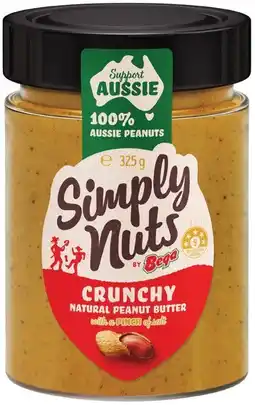 IGA Bega Simply Nuts Peanut Butter Selected Varieties offer