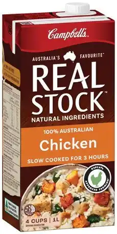 IGA Campbell’s Real Stock Selected Varieties offer