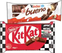 IGA Nestlé Medium Bars 35-50g, Kinder Bueno 39-43g or Darrell Lea Choc Logs 3 Pack Selected Varieties offer