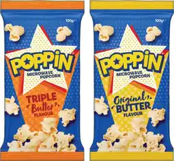 IGA Poppin Microwave Popcorn 85‑100g Selected Varieties offer