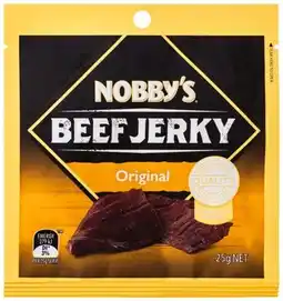 IGA Nobby’s Beef Jerky Selected Varieties offer