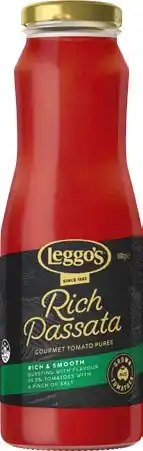 IGA Leggo’s Rich Passata Gourmet Tomato Puree offer